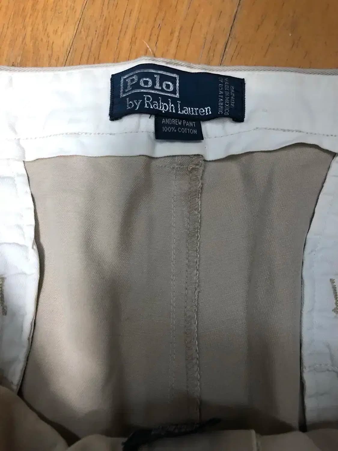 폴로 랄프로렌 핀턱 클래식 치노팬츠 베이지 36 상품이미지9