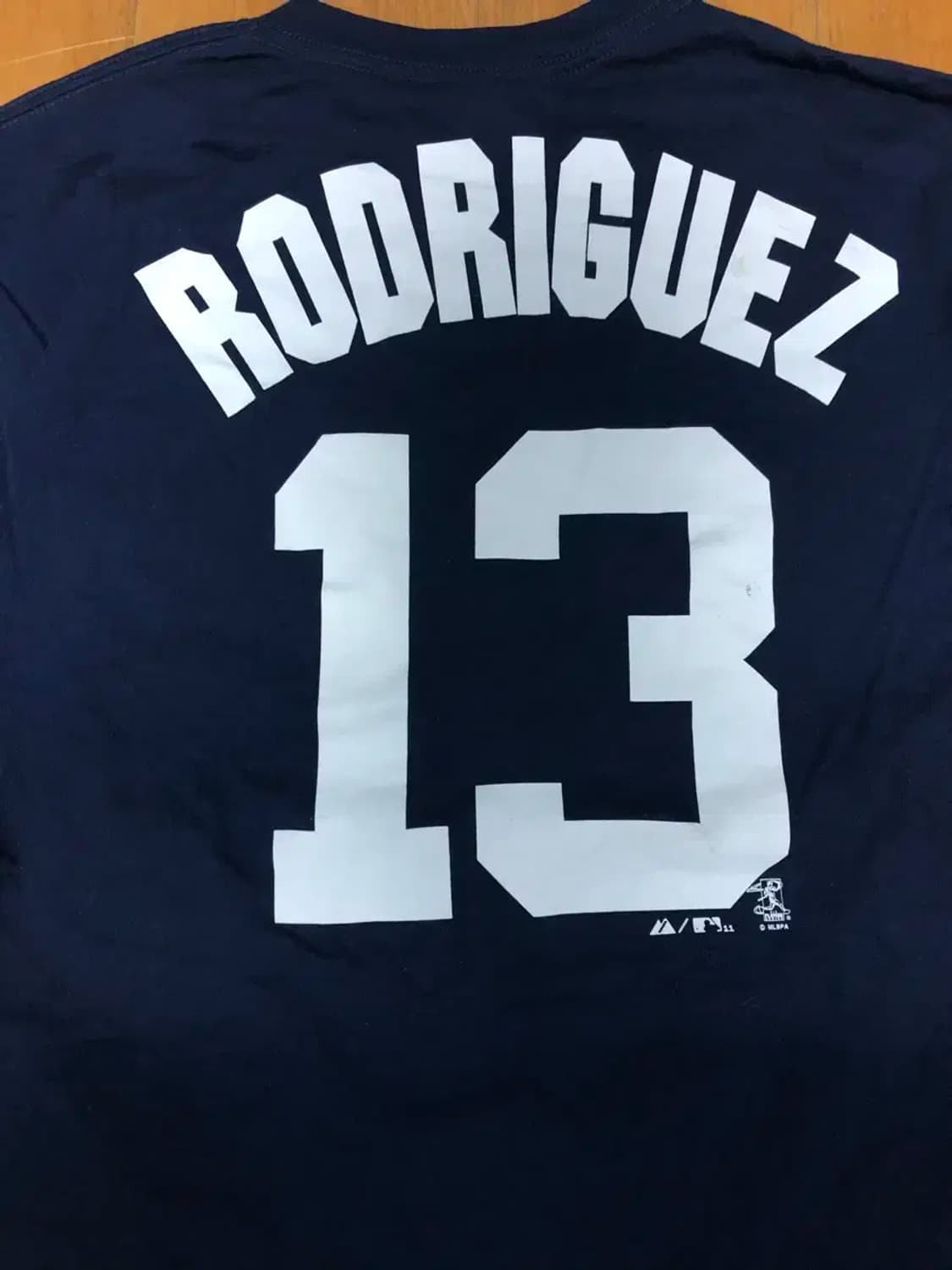 마제스틱 MLB 뉴욕 양키스 알렉스 로드리게스 13 반팔티 M 상품이미지5