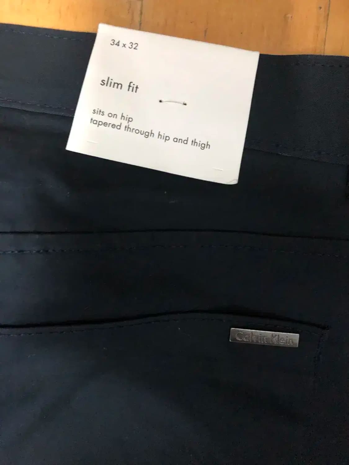 캘빈클라인 오피서 테이퍼드 스트레치 슬림핏 코튼팬츠 34 상품이미지10