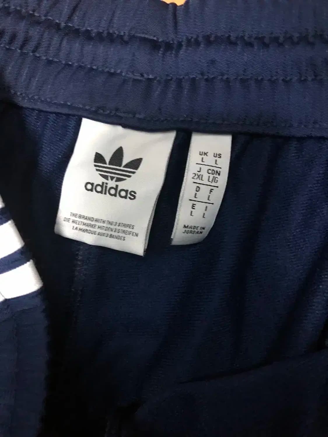 아디다스 오리지널 와이드핏 트랙팬츠 네이비 L 상품이미지7