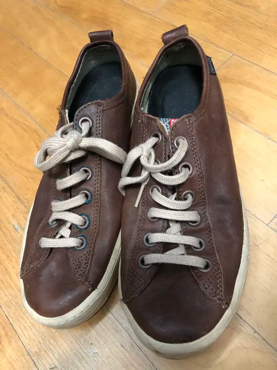 캠퍼 이마르 브라운 레더 스니커즈 260 상품이미지2