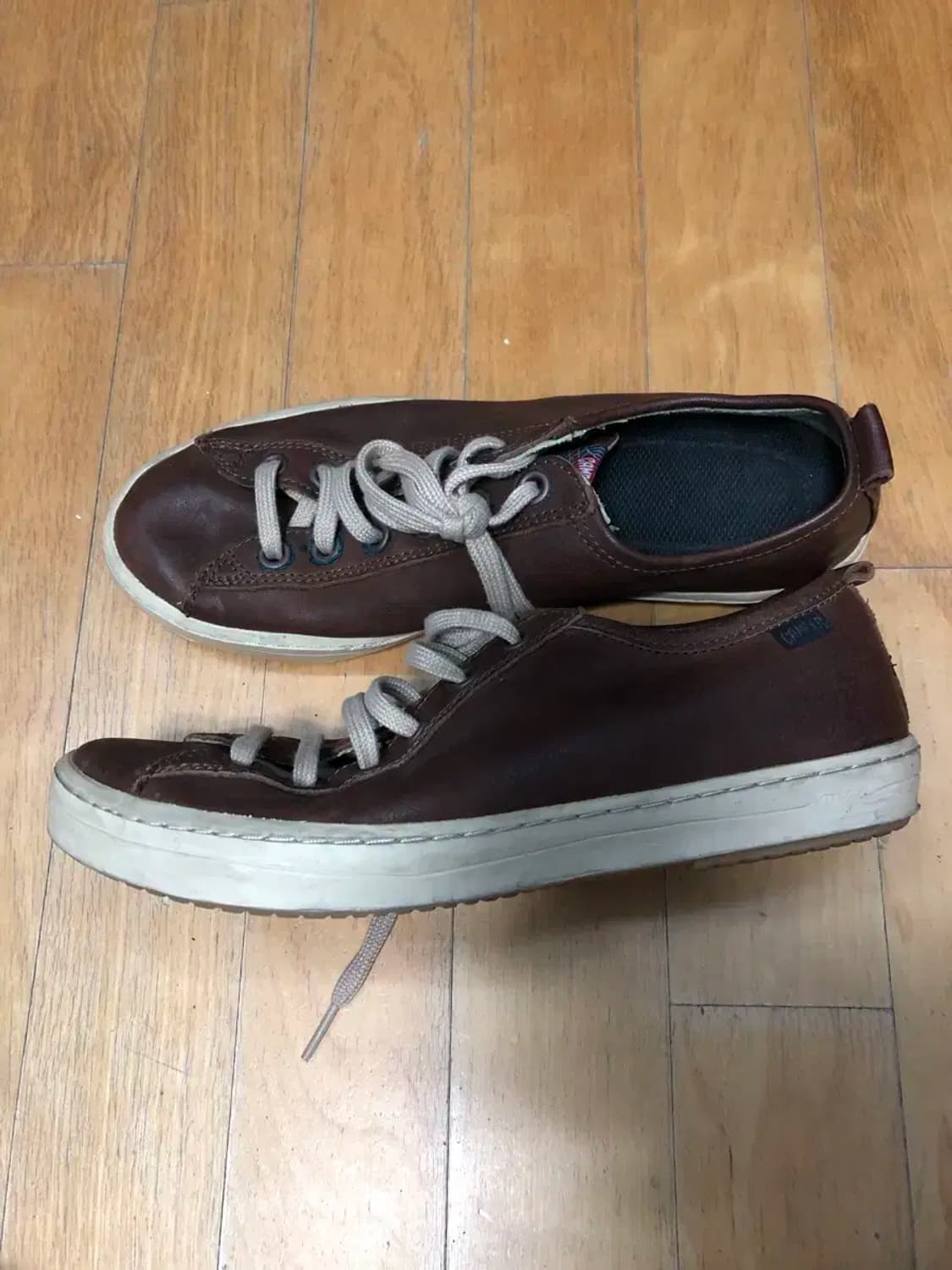 캠퍼 이마르 브라운 레더 스니커즈 260 상품이미지4