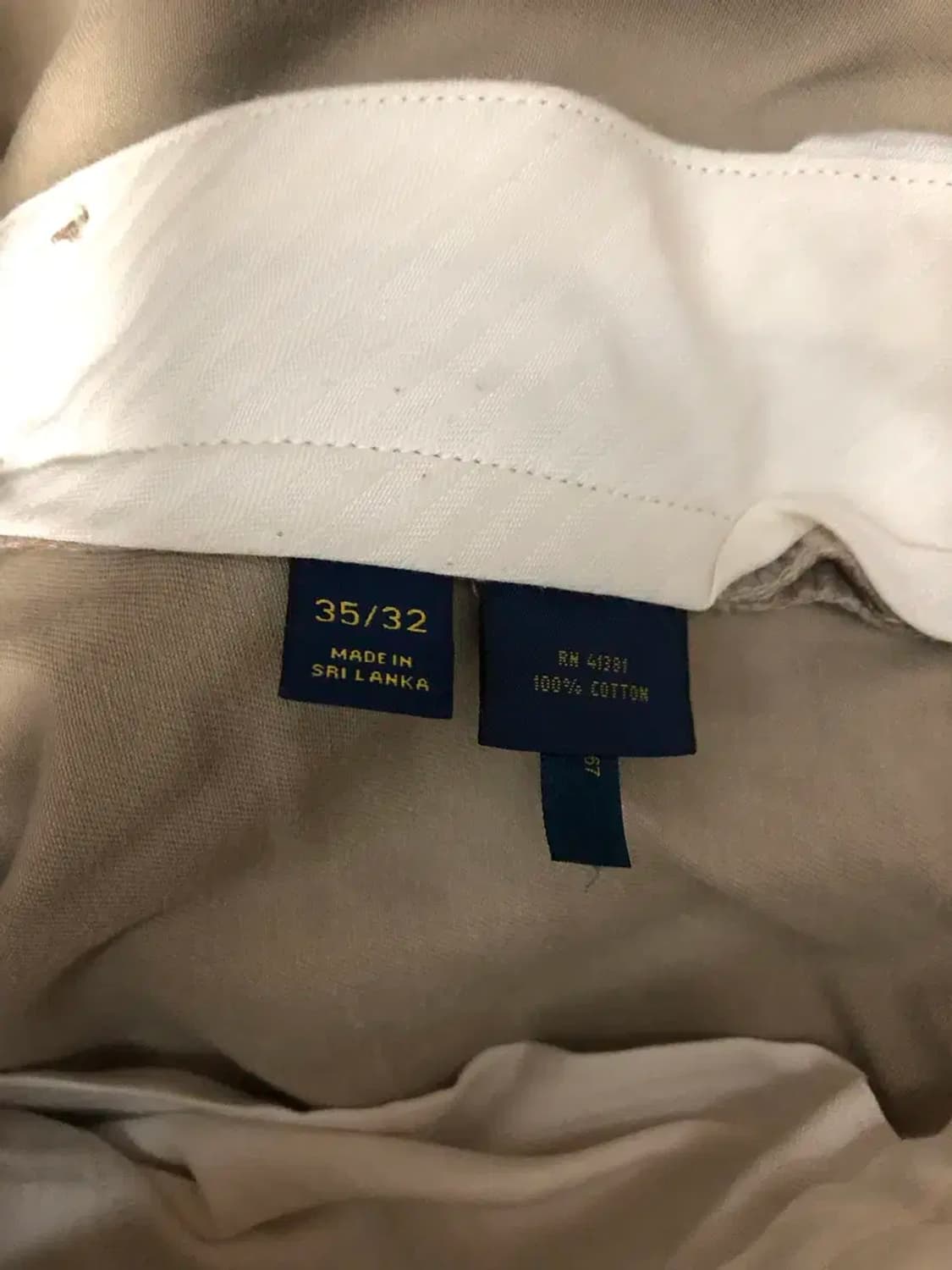 폴로 랄프로렌 클래식핏 치노팬츠 베이지 35 상품이미지10