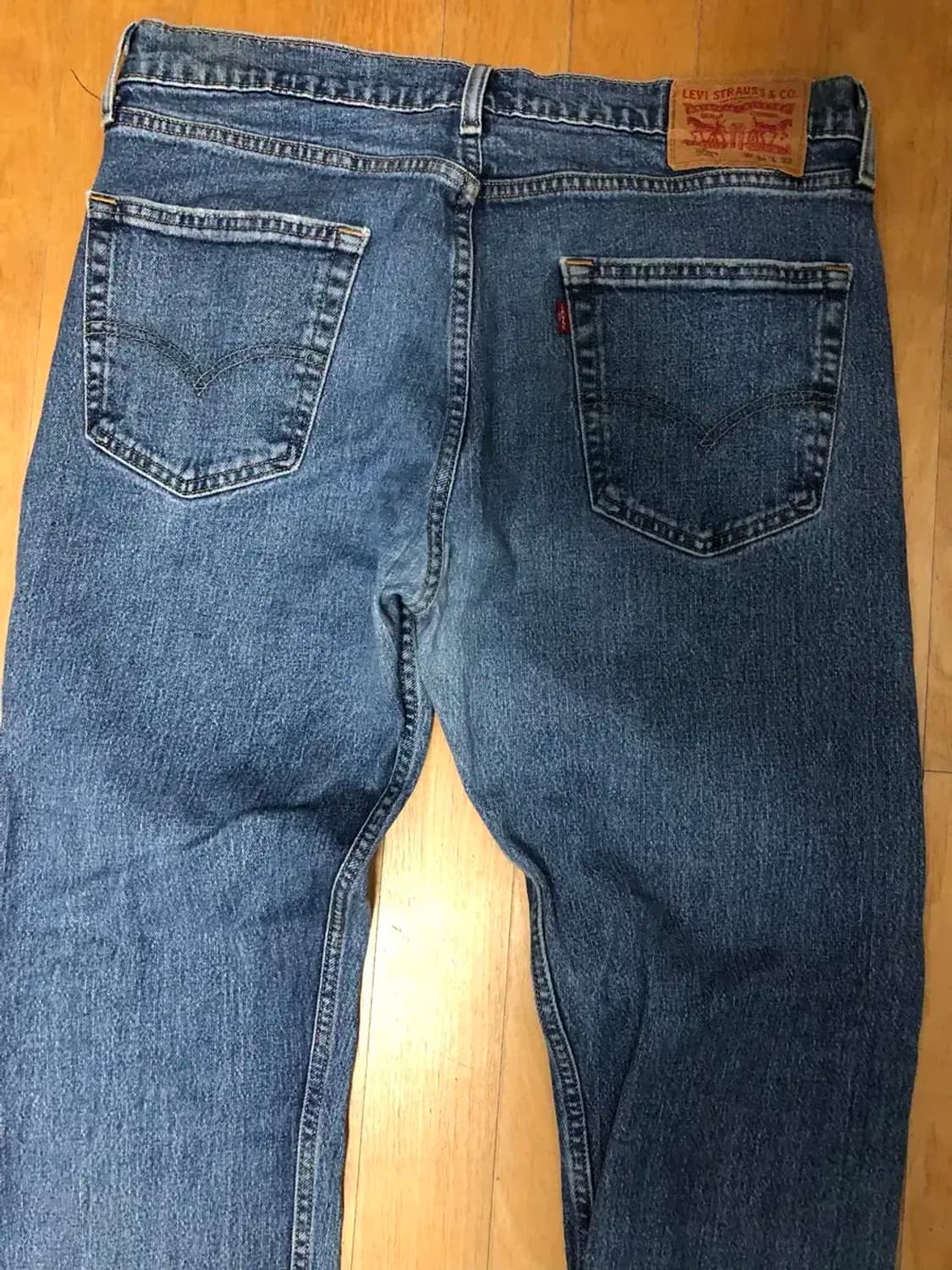리바이스 502 빈티지 워싱 테이퍼드핏 데님팬츠 34 상품이미지6