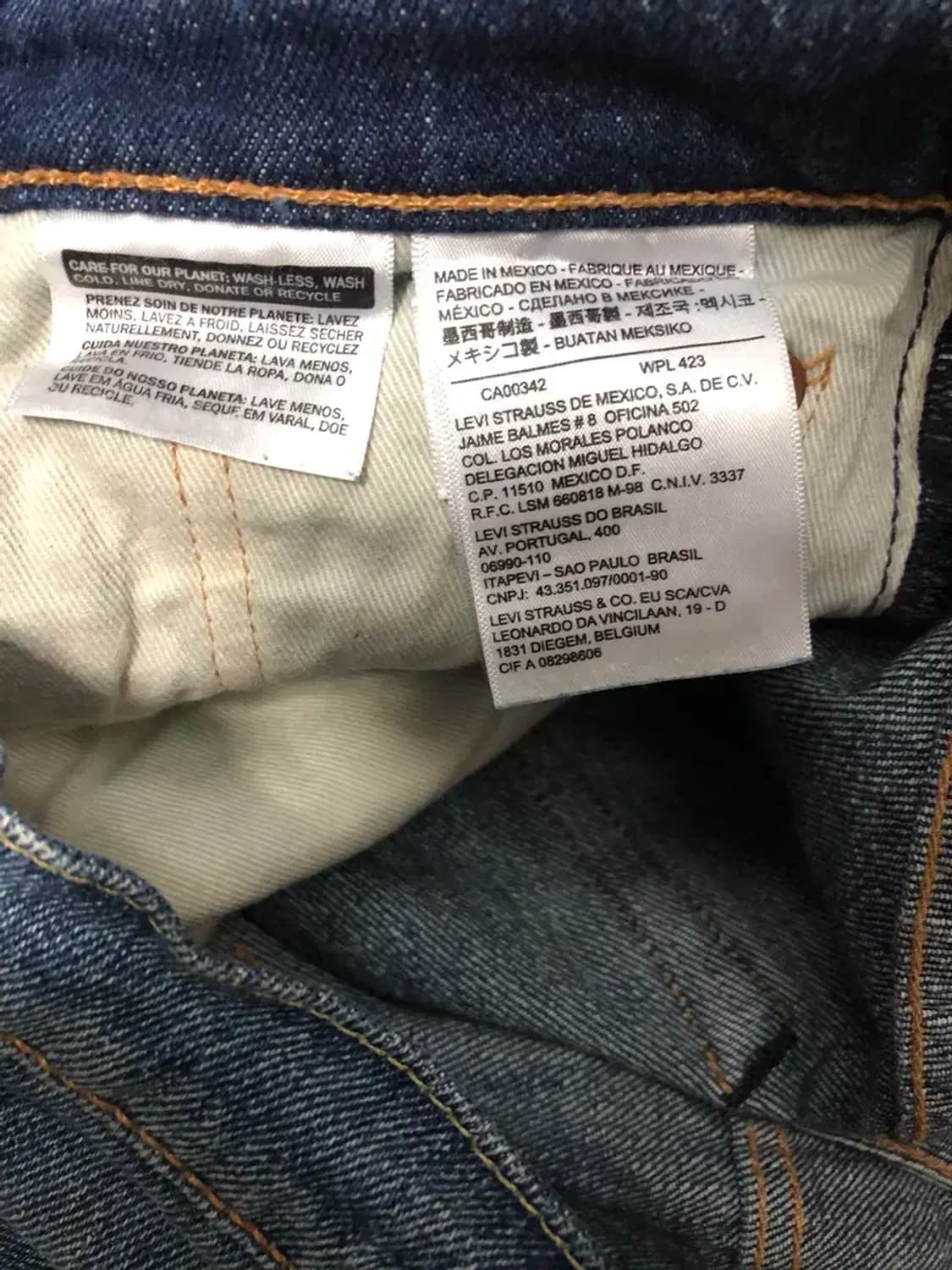 리바이스 511 빈티지 디스트로이드 데미지 데님팬츠 30 상품이미지9