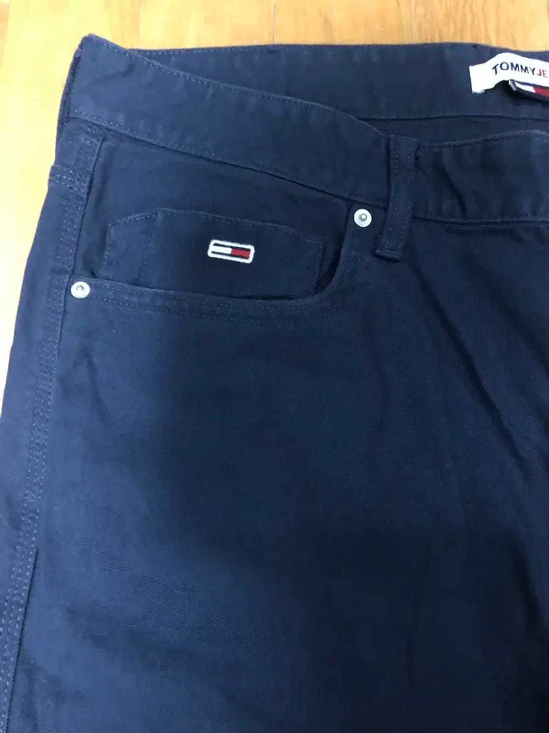 타미힐피거 레귤러 테이퍼드핏 워싱 네이비 데님팬츠 36 상품이미지5