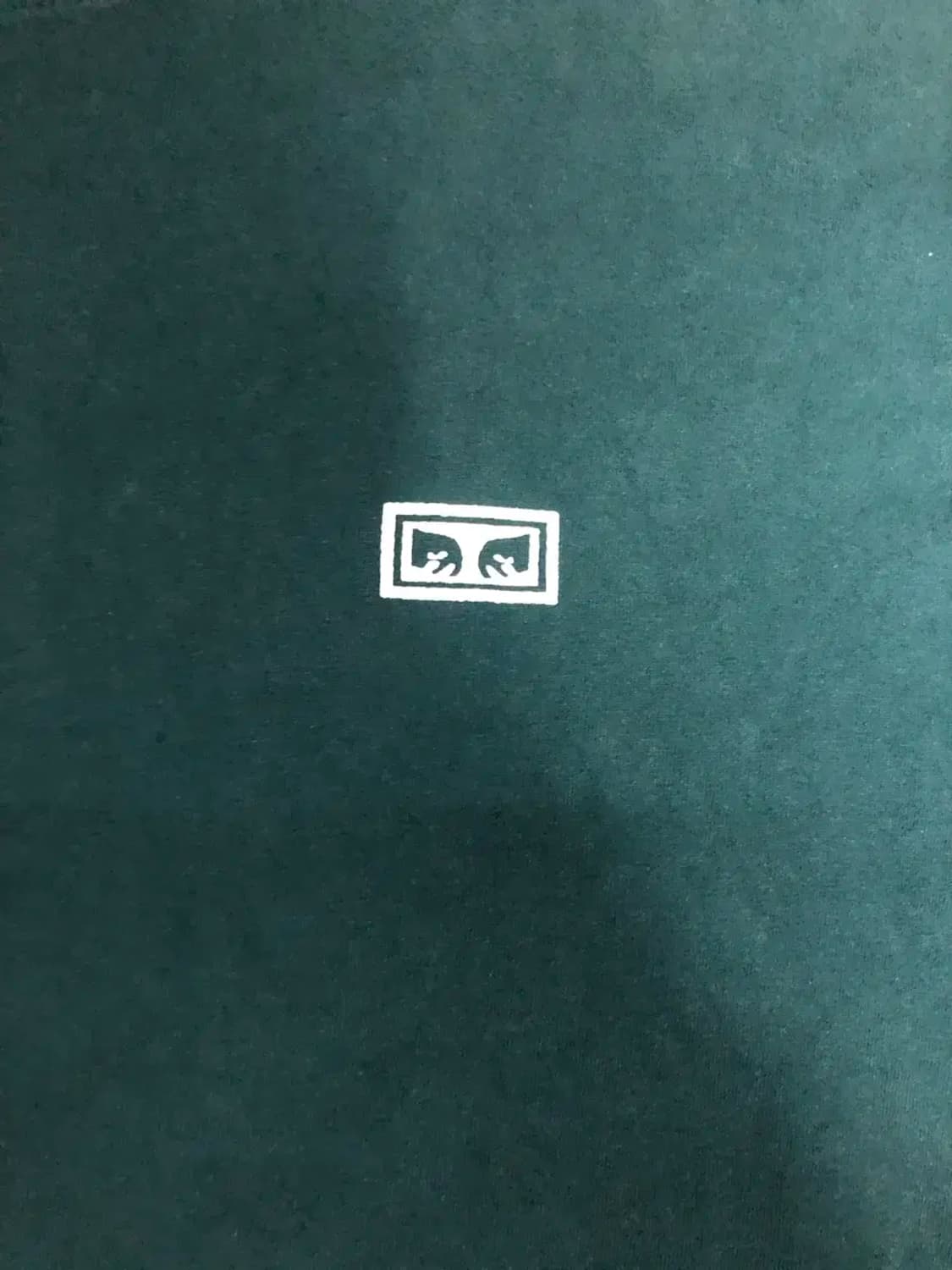 오베이 로고 프린팅 캐쥬얼 긴팔티 그린 L 상품이미지4