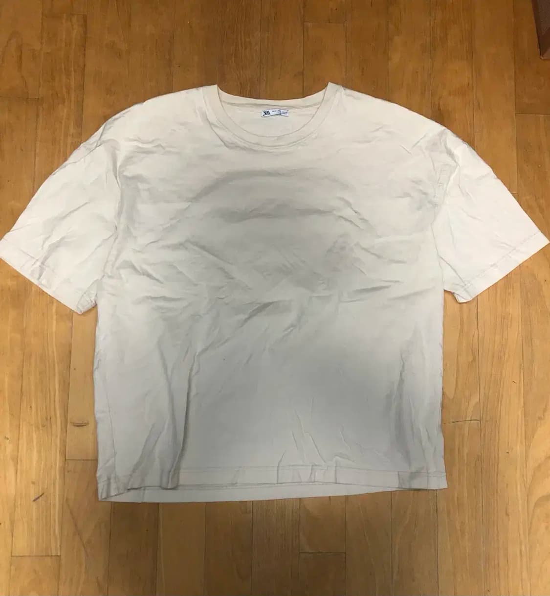 자라 패치 크로셰 반팔 티셔츠 XL 상품이미지4