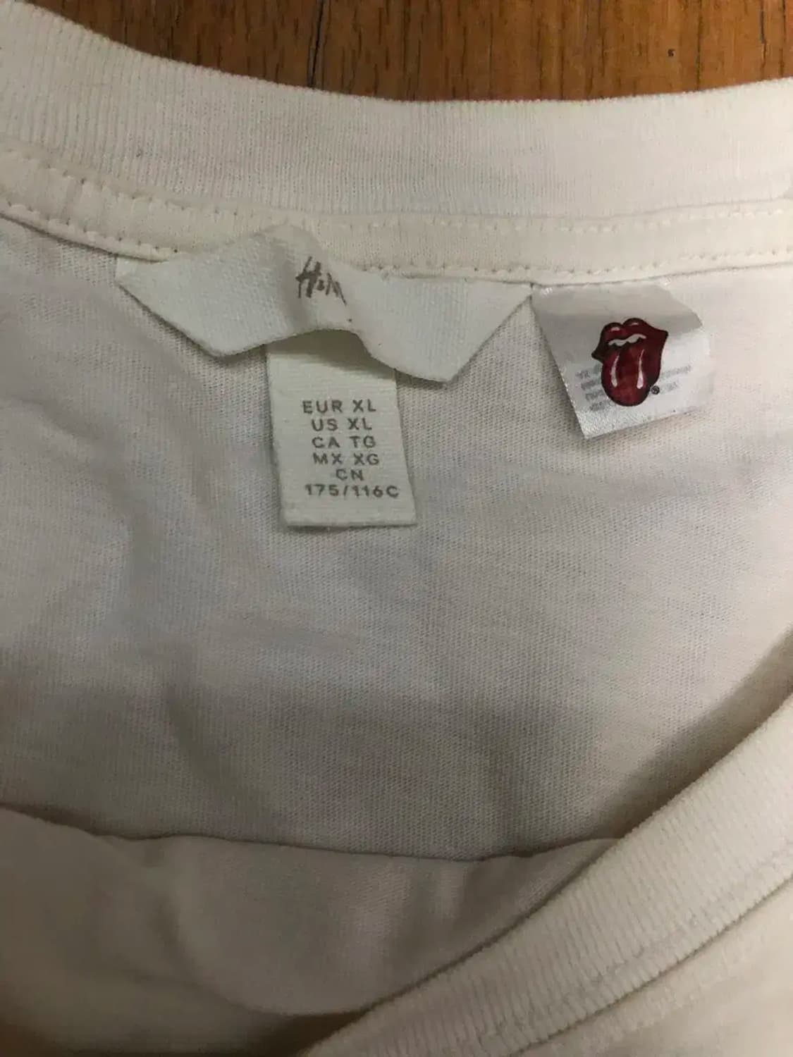 H&M 롤링스톤즈 락 티셔츠 XL 상품이미지4