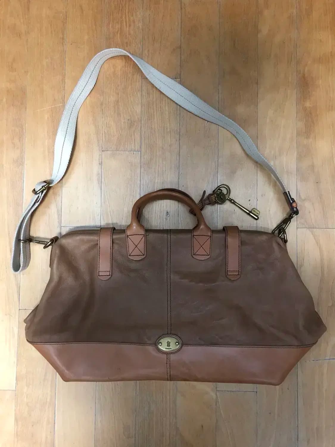 FOSSIL 파슬 빈티지 레더 가죽 트래블 백 가방 상품이미지2