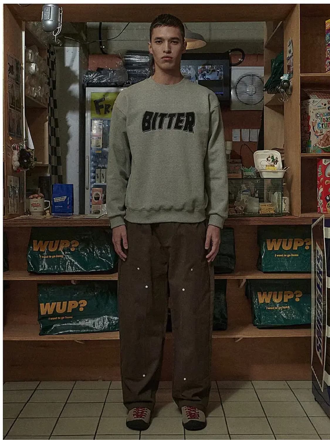 비터 더블니 카펜터 팬츠 그레이 L 상품이미지1