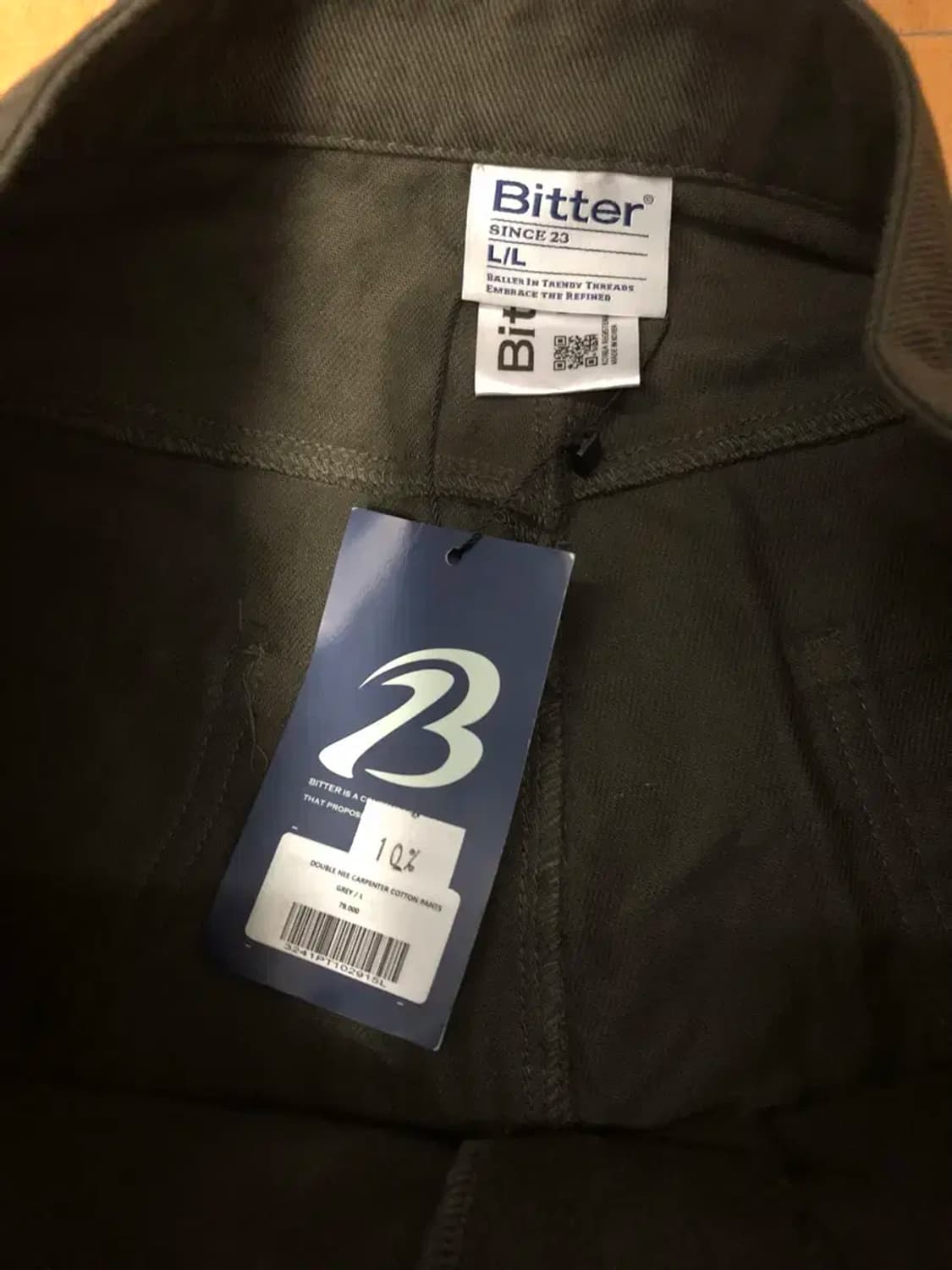 비터 더블니 카펜터 팬츠 그레이 L 상품이미지6