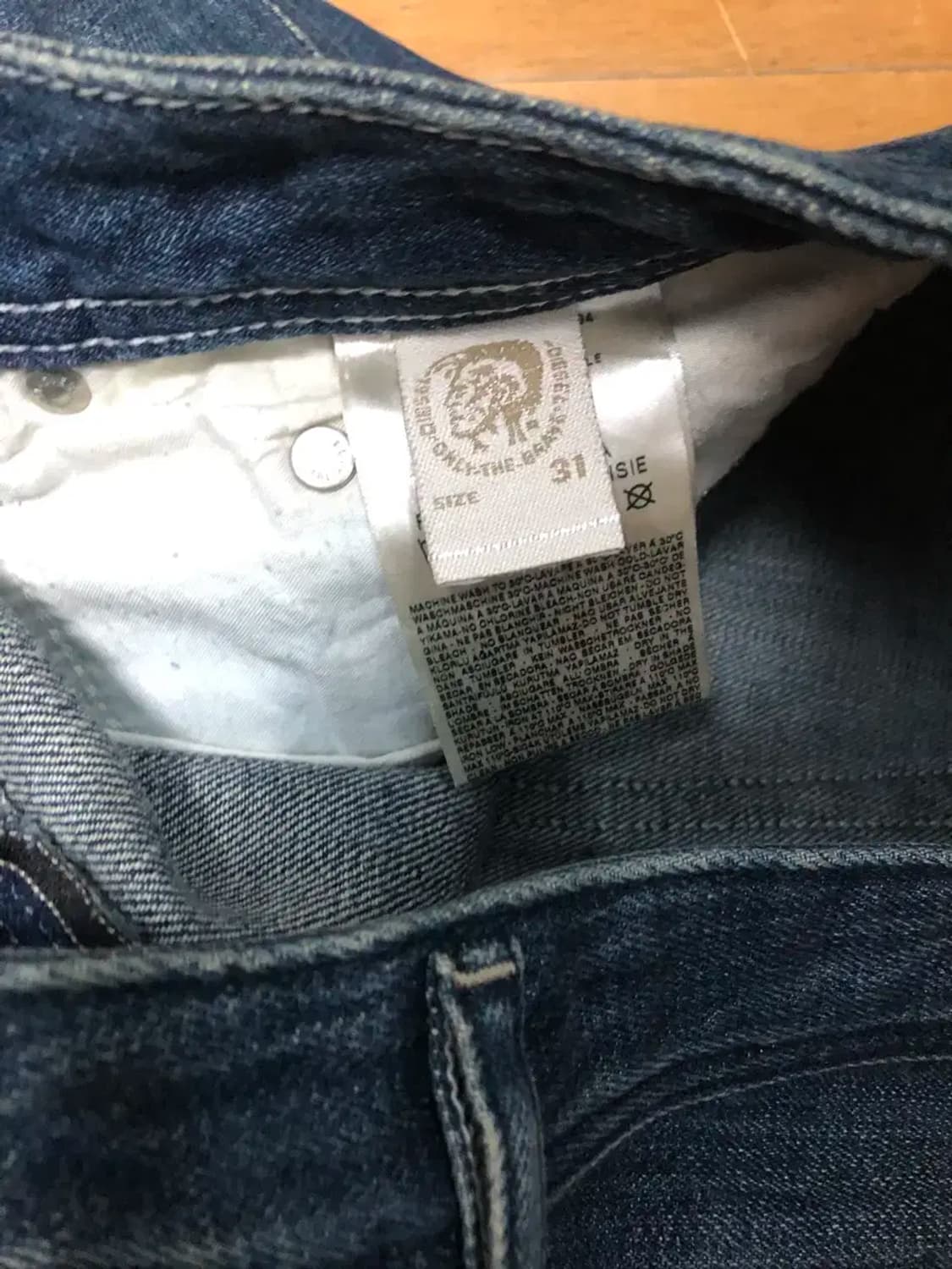 디젤 타나즈 슬림 캐쥬얼 빈티지 워싱 데님팬츠 31 상품이미지9