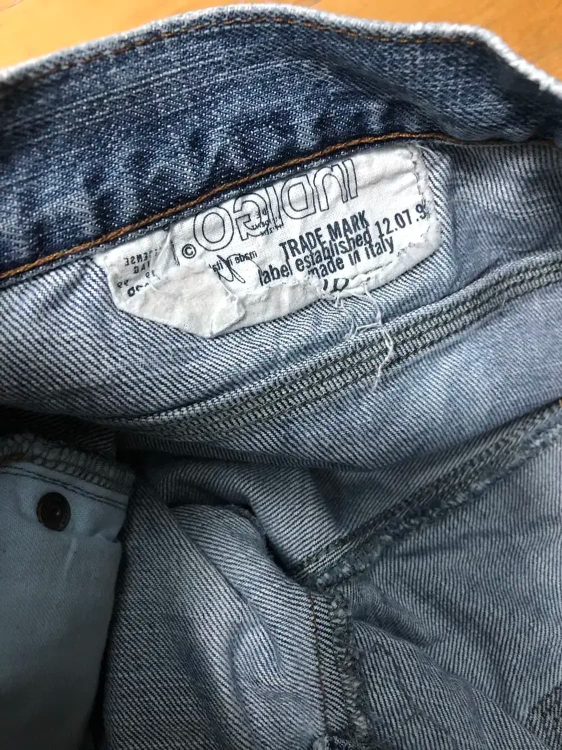 닐바렛 빈티지 워싱 데미지 지퍼 데님팬츠 31 상품이미지10