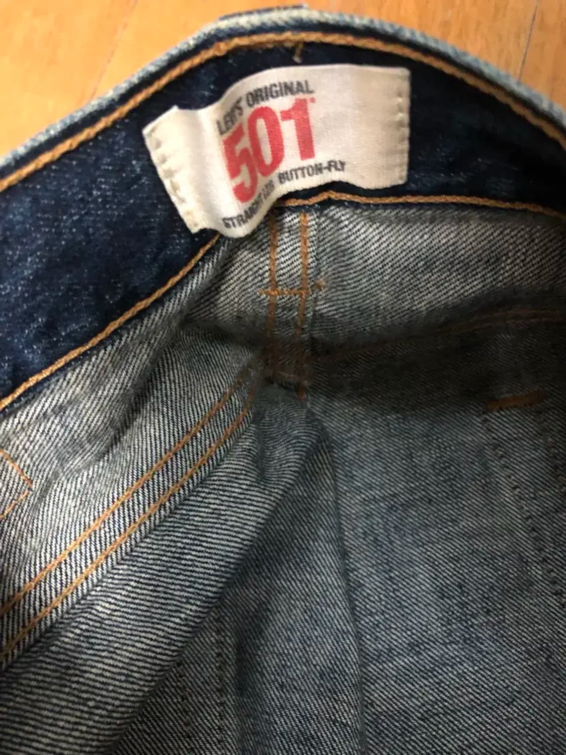 리바이스 501 오리지널 레귤러핏 워싱 데님팬츠 30 상품이미지8
