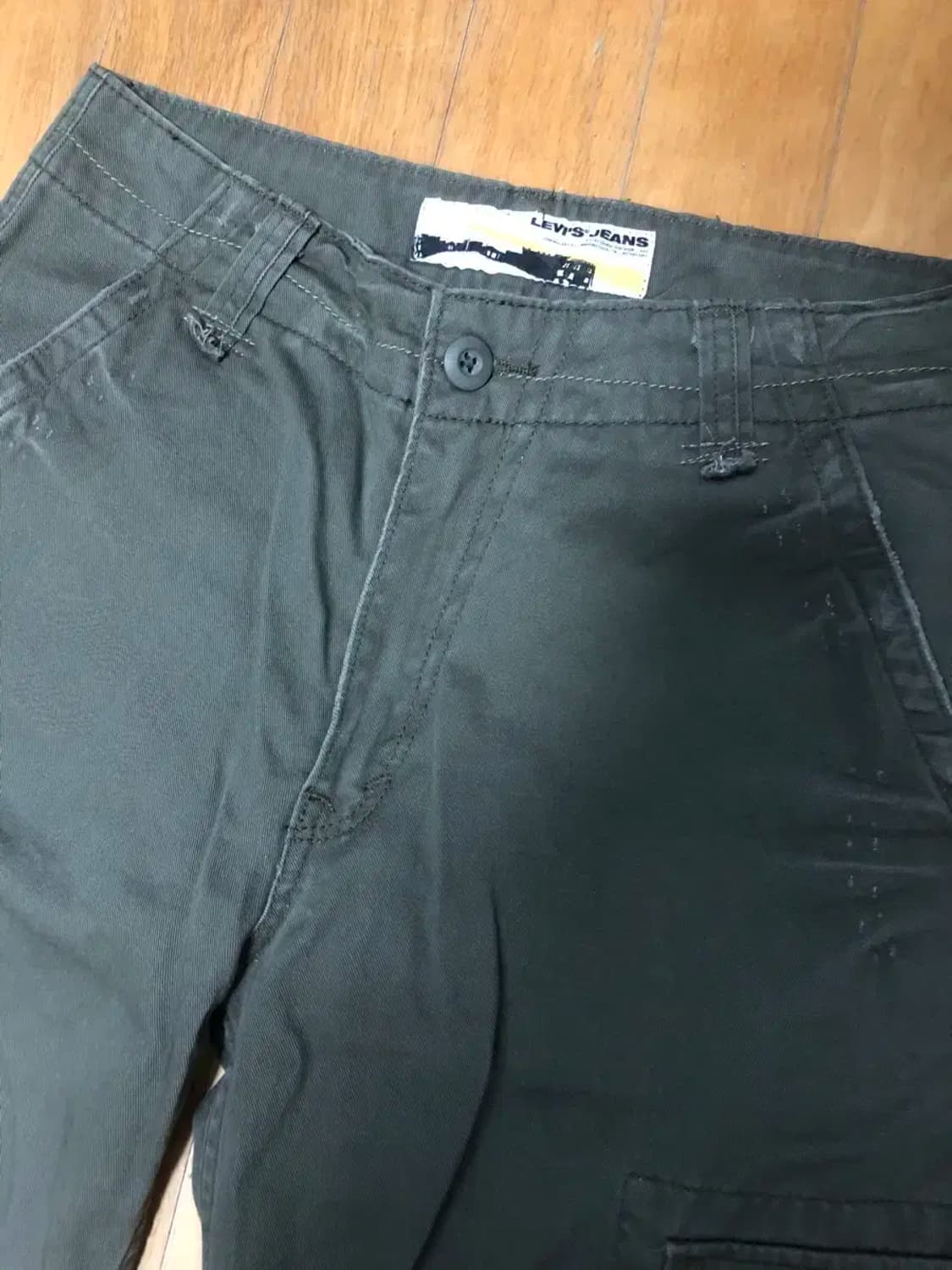 리바이스 빈티지 데미지 워싱 카고 팬츠 반바지 32 상품이미지3