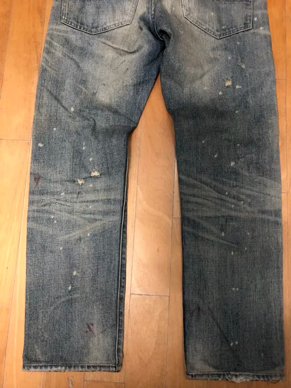 데님앤서플라이 랄프로렌 데미지 빈티지 워싱 데님팬츠 31 상품이미지10
