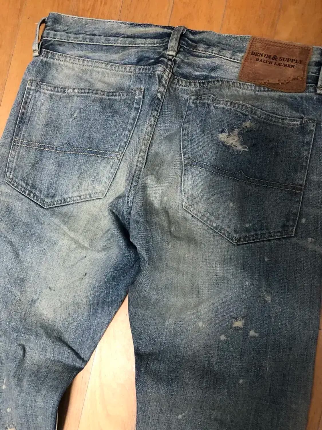 데님앤서플라이 랄프로렌 데미지 빈티지 워싱 데님팬츠 31 상품이미지9