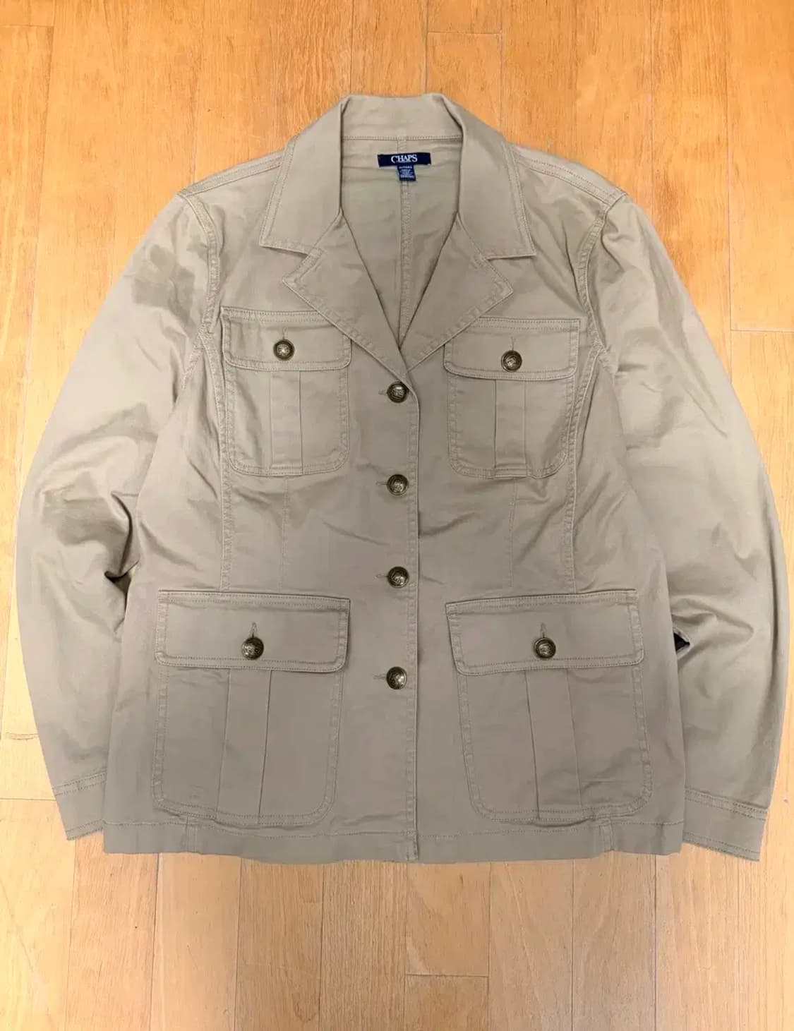 CHAPS 챕스 랄프로렌 사파리 자켓 베이지 XL 상품이미지1