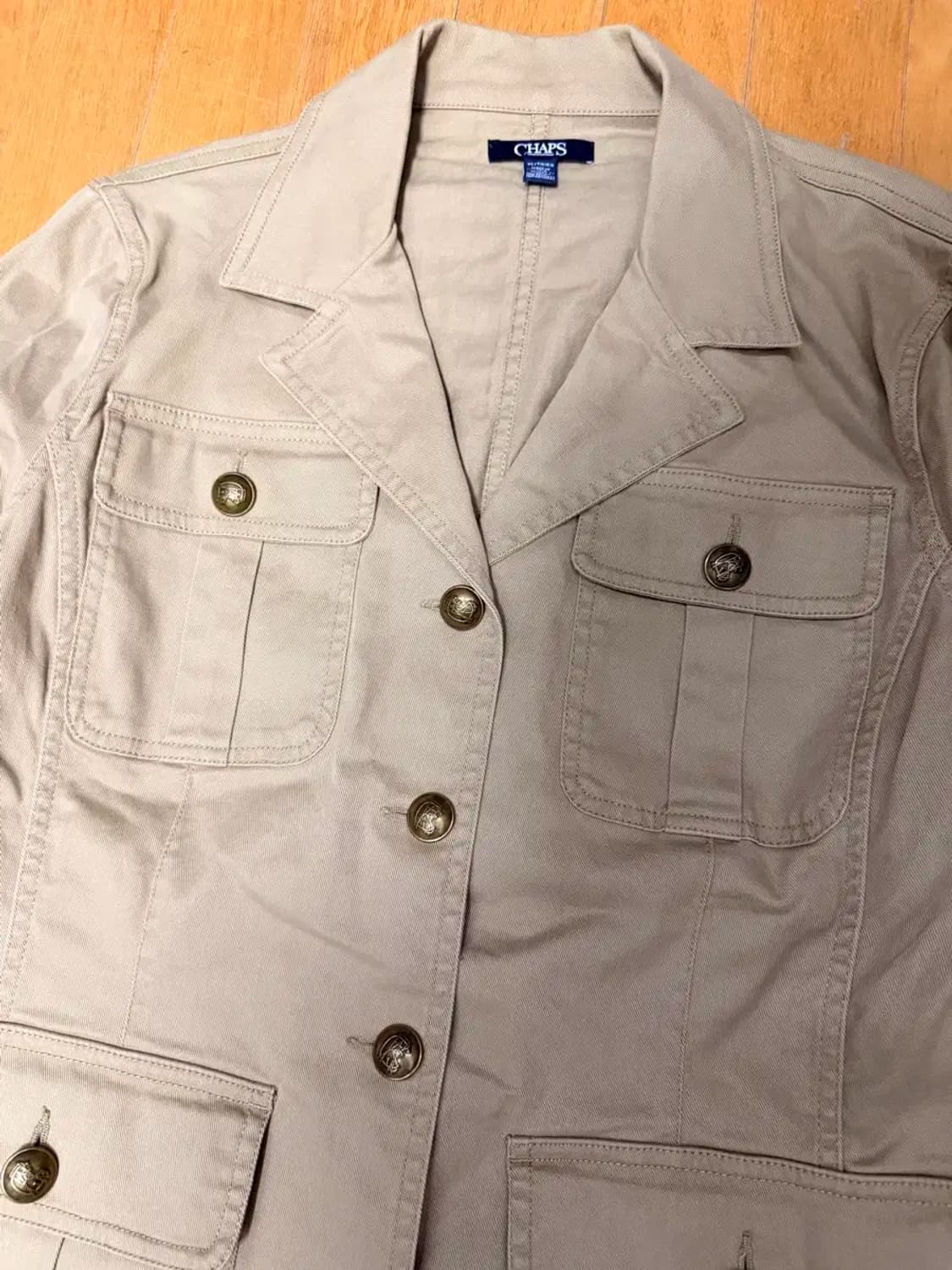 CHAPS 챕스 랄프로렌 사파리 자켓 베이지 XL 상품이미지3