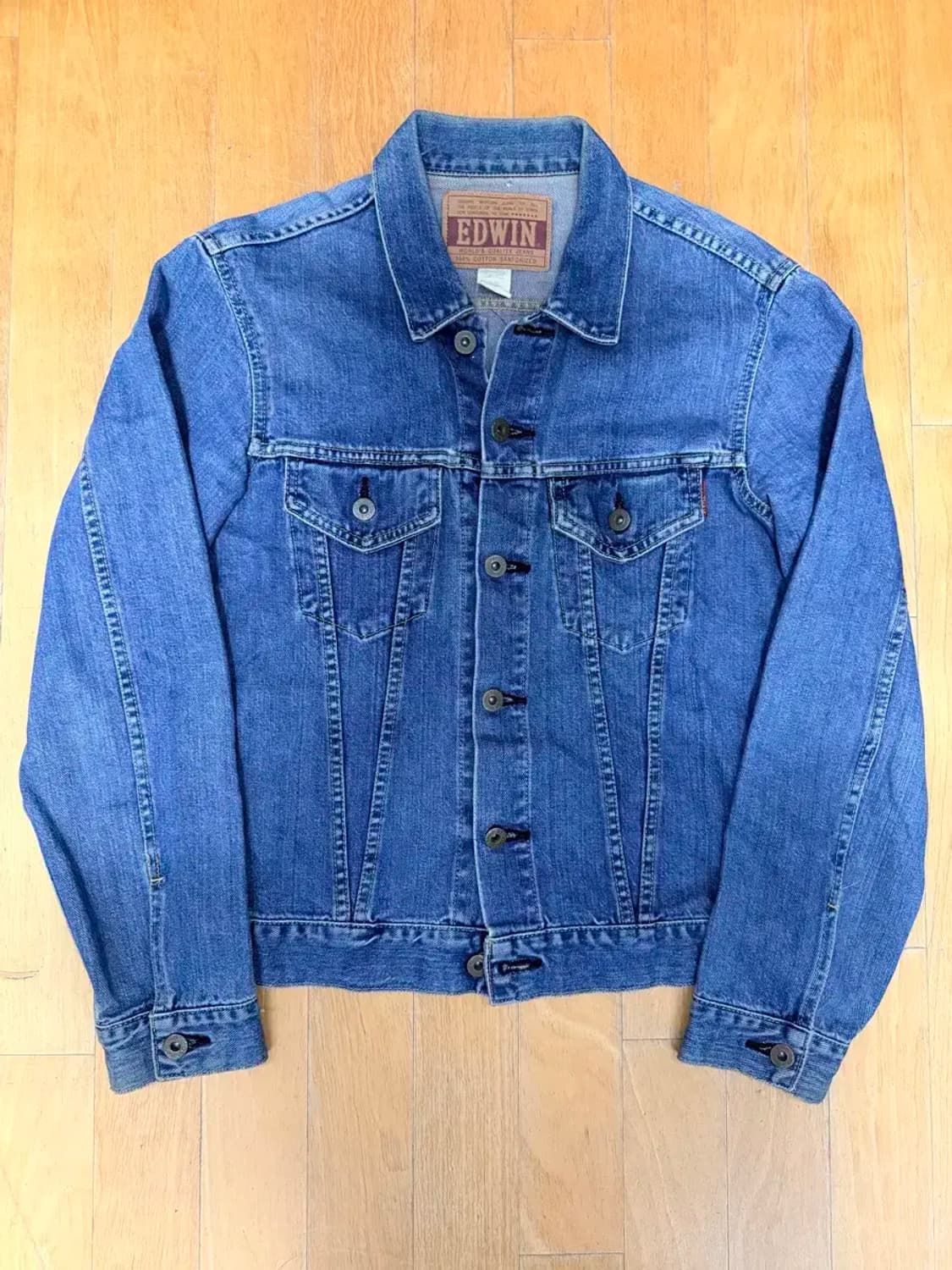 에드윈 90s 재팬 빈티지 데님자켓 청자켓 M 상품이미지1