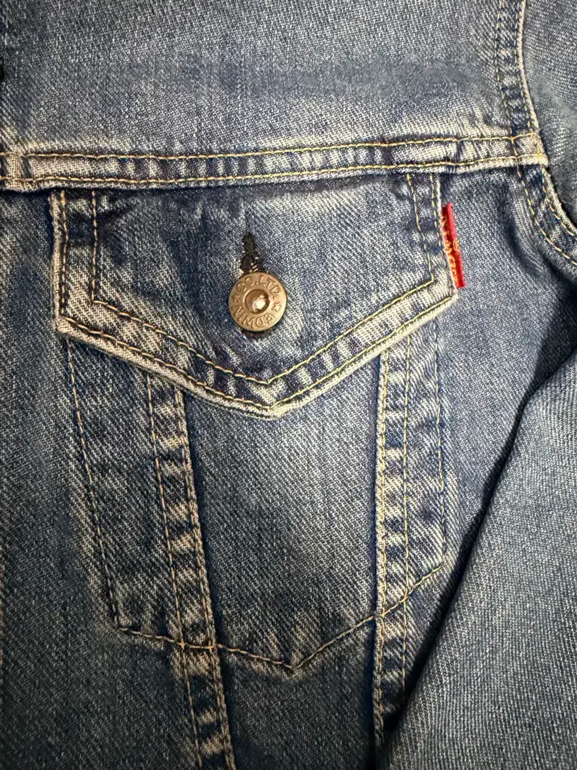에드윈 90s 재팬 빈티지 데님자켓 청자켓 M 상품이미지6