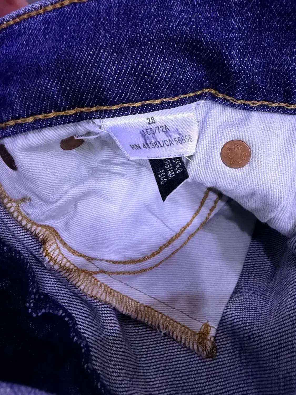 폴로 랄프로렌 톰킨스 스키니 크롭진 데님팬츠 28 상품이미지8