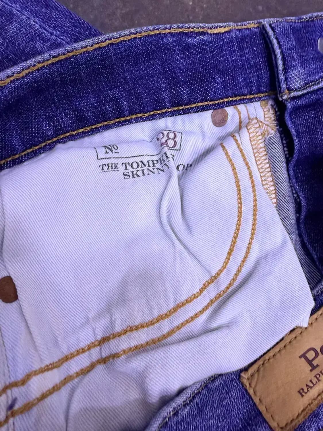 폴로 랄프로렌 톰킨스 스키니 크롭진 데님팬츠 28 상품이미지9