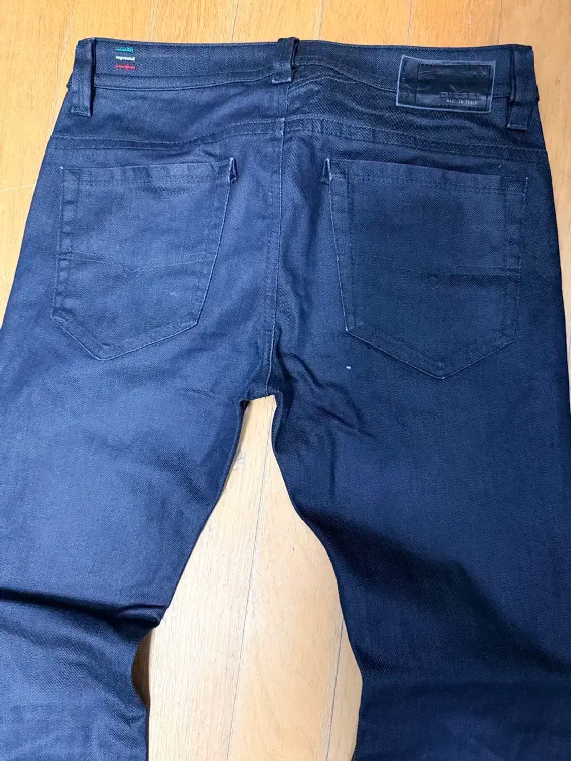 디젤 타바 슬림 스키니핏 블루 블랙 데님팬츠 28 상품이미지5