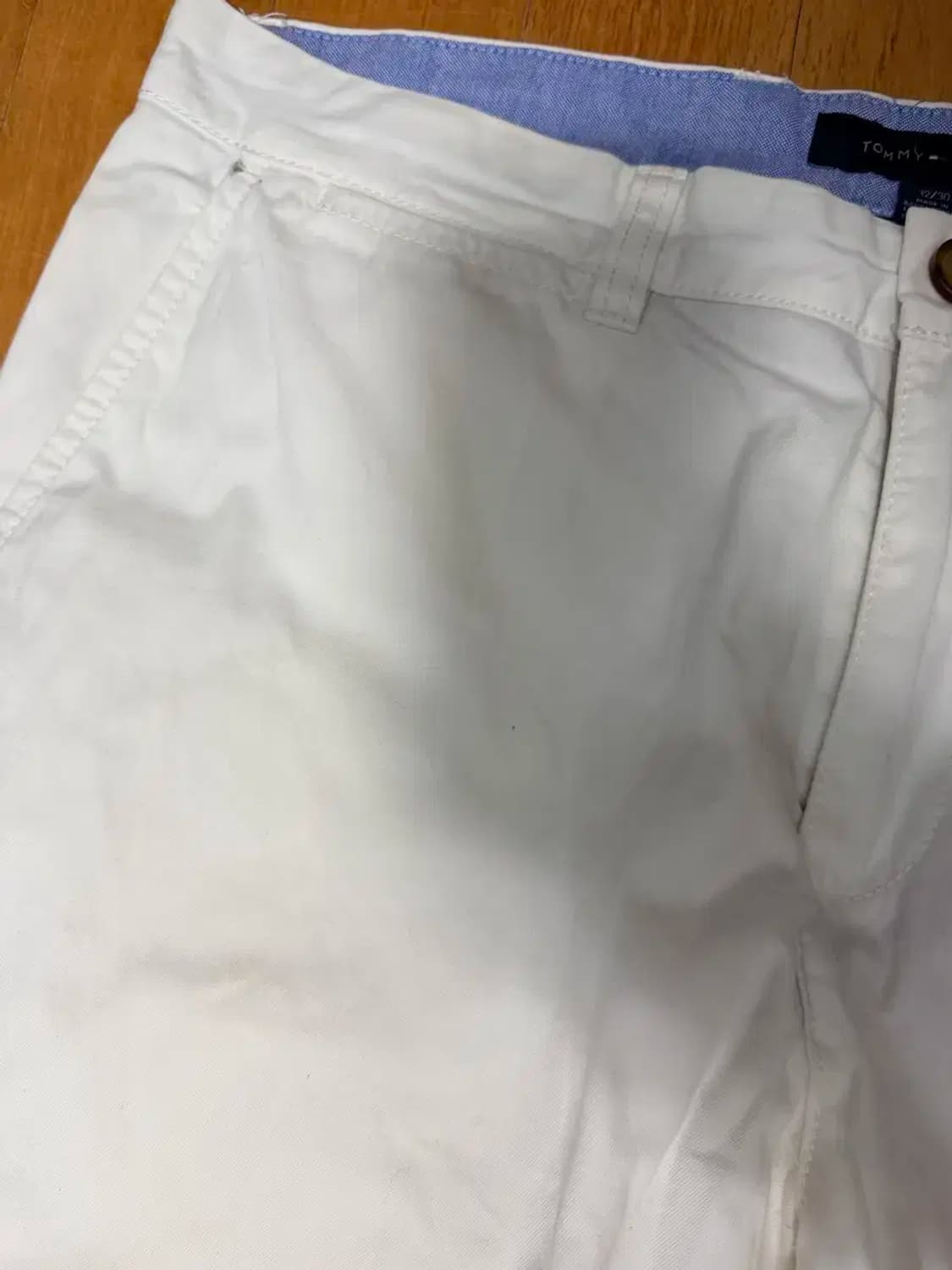 타미힐피거 커스텀핏 화이트 치노팬츠 32 상품이미지4