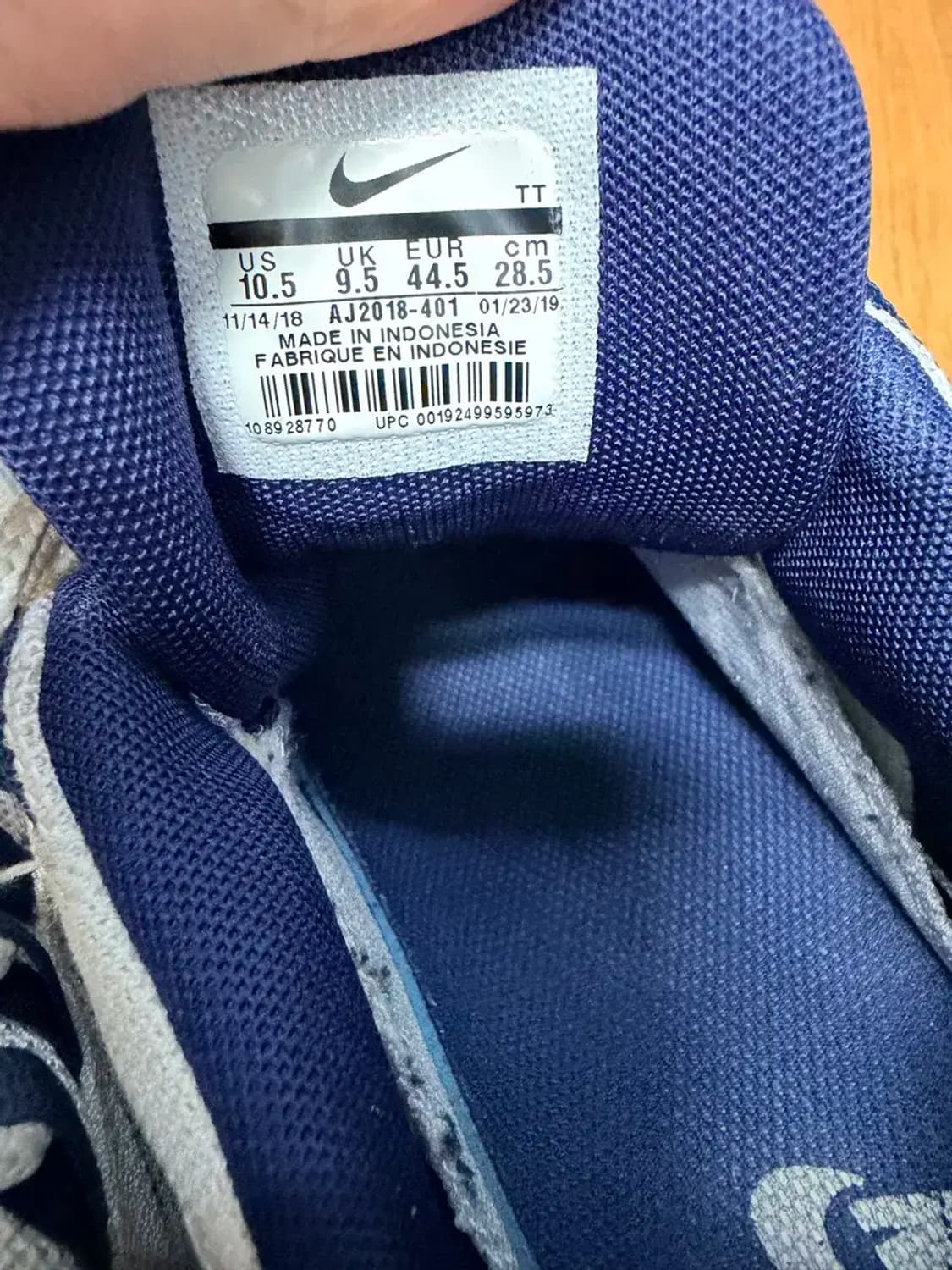 나이키 에어맥스95 미드나잇 네이비 오렌지 285 상품이미지8
