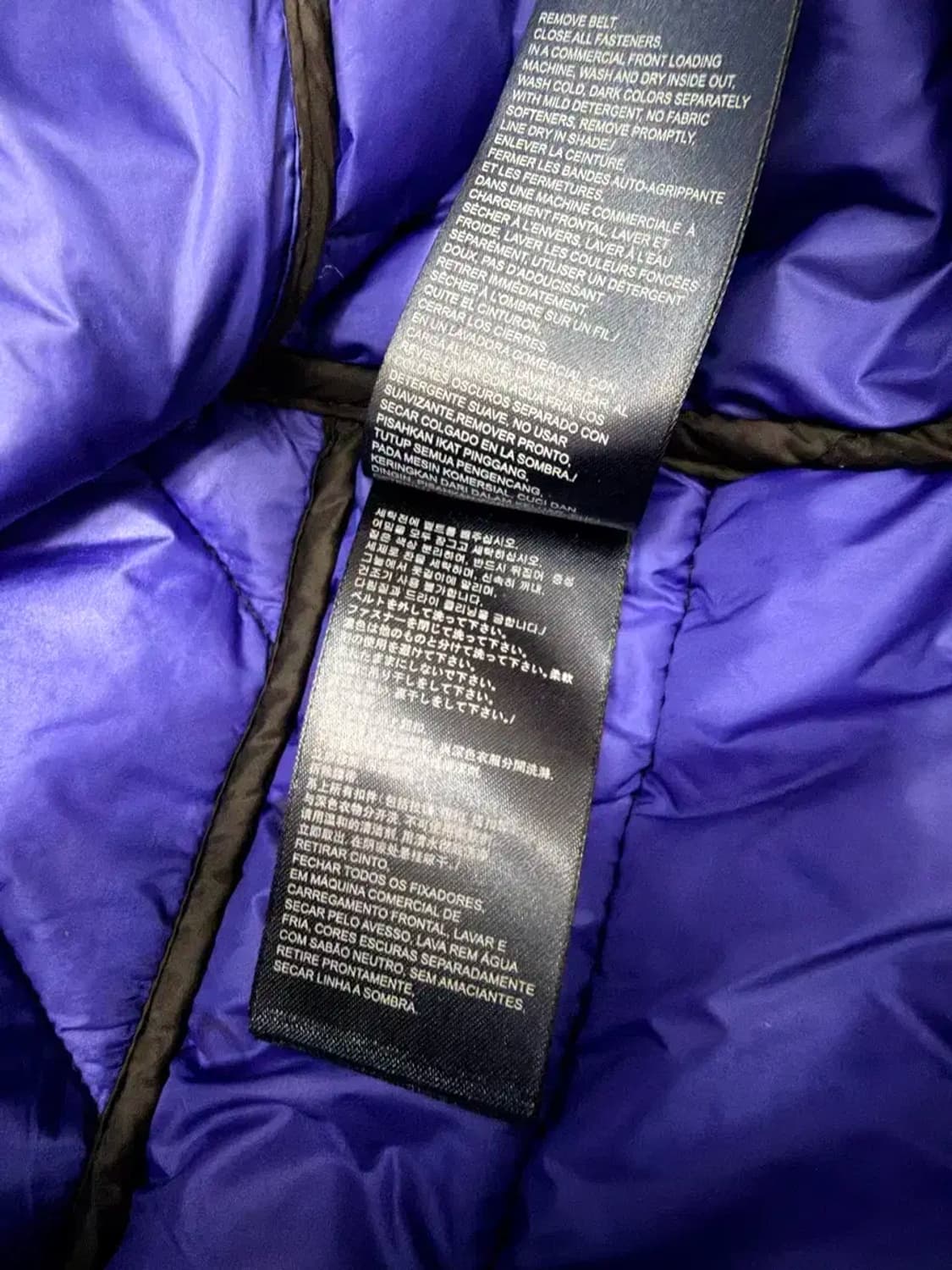 타미힐피거 거위털 경량패딩 점퍼 블랙 XS 상품이미지9