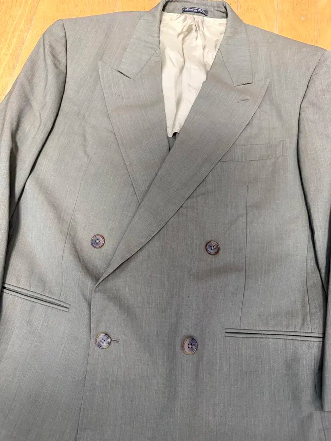 에르메네질도 제냐 울 더블 블레스트 자켓 46 상품이미지4