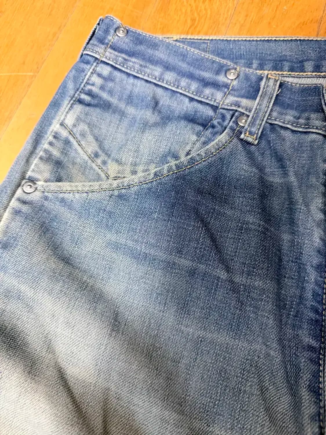 리바이스 엔지니어드진 빈티지 워싱 데님팬츠 32 상품이미지6