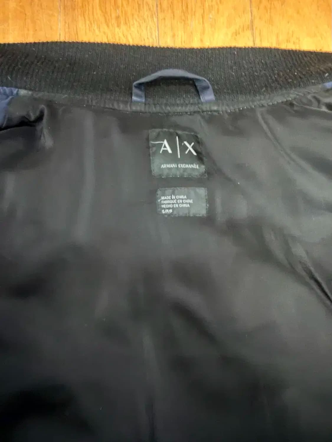 아르마니 익스체인지 오리털 롱 보머 패딩점퍼 야상 S 상품이미지7