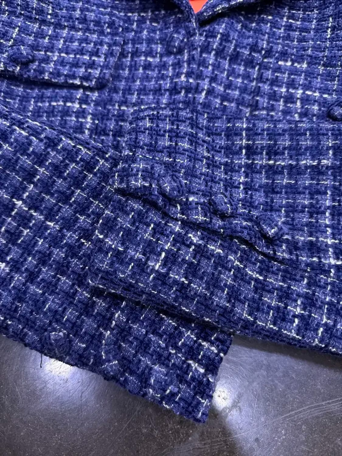 사이다 트위드 크롭 탑 블레이저 자켓 XS 상품이미지6