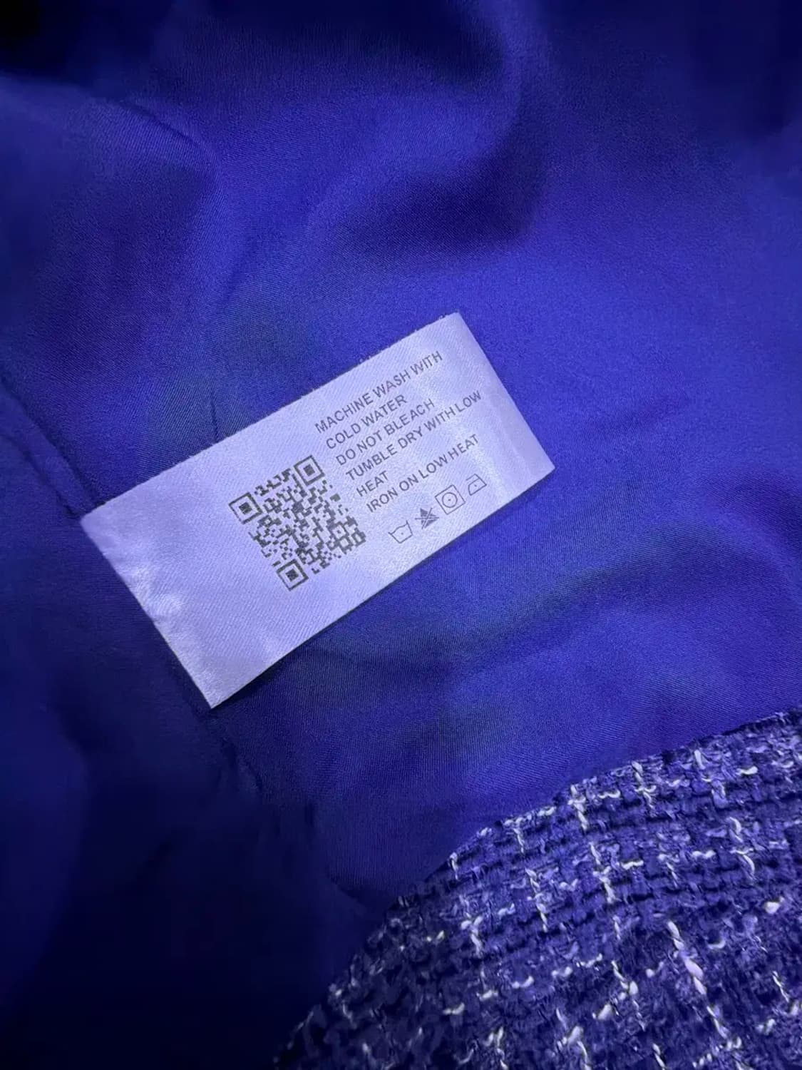 사이다 트위드 크롭 탑 블레이저 자켓 XS 상품이미지8