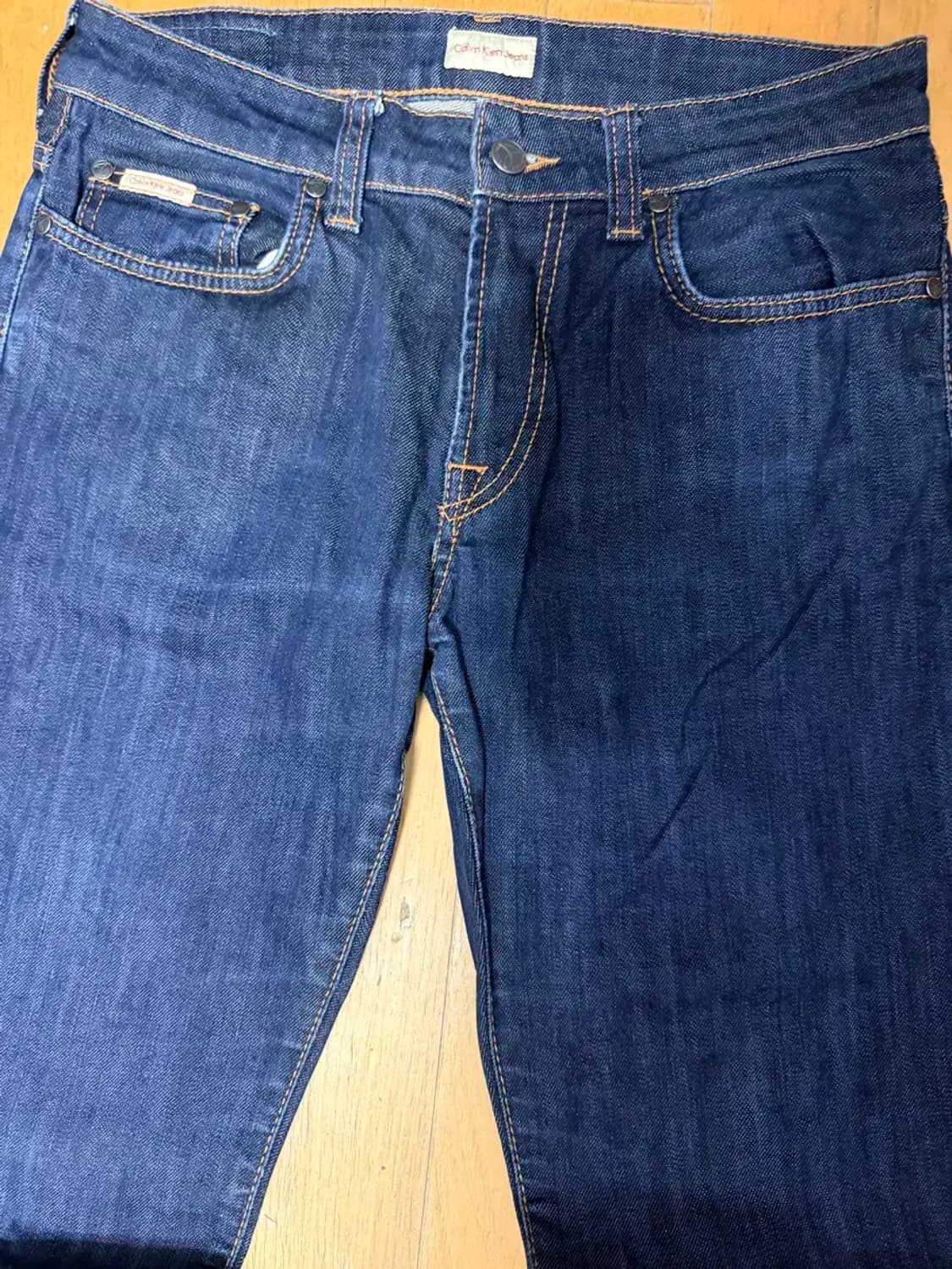 캘빈클라인 진스 레귤러 스트레이트핏 인디고 데님팬츠 30 상품이미지3