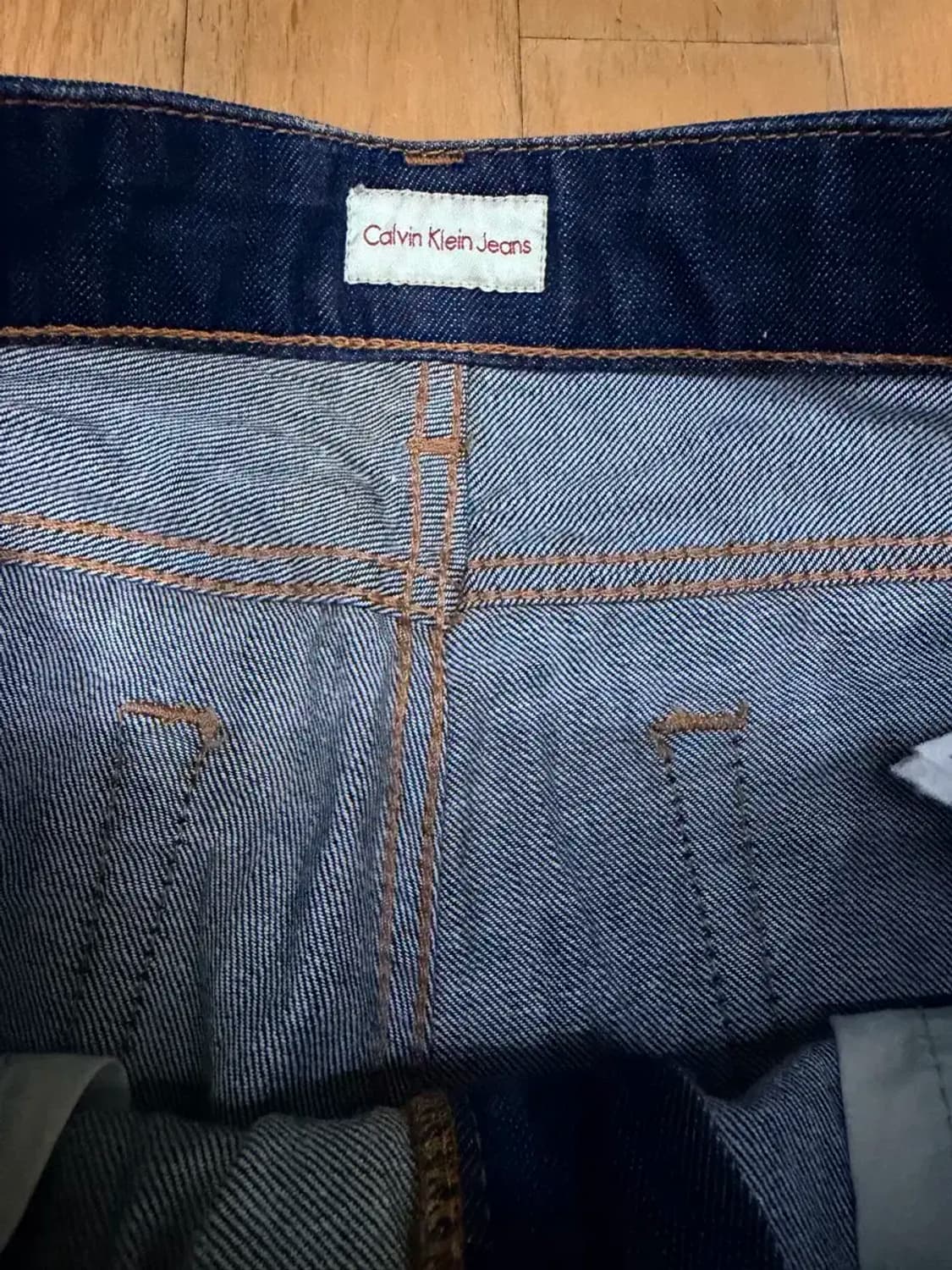 캘빈클라인 진스 레귤러 스트레이트핏 인디고 데님팬츠 30 상품이미지6