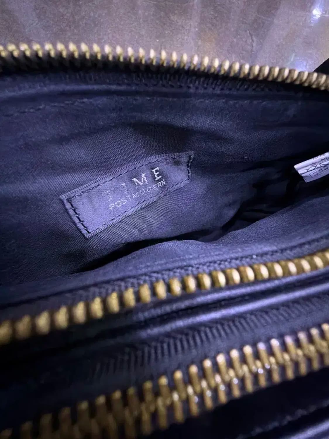 타임옴므 멀티 레이어 지퍼 소가죽 레더 크로스백 가방 상품이미지7