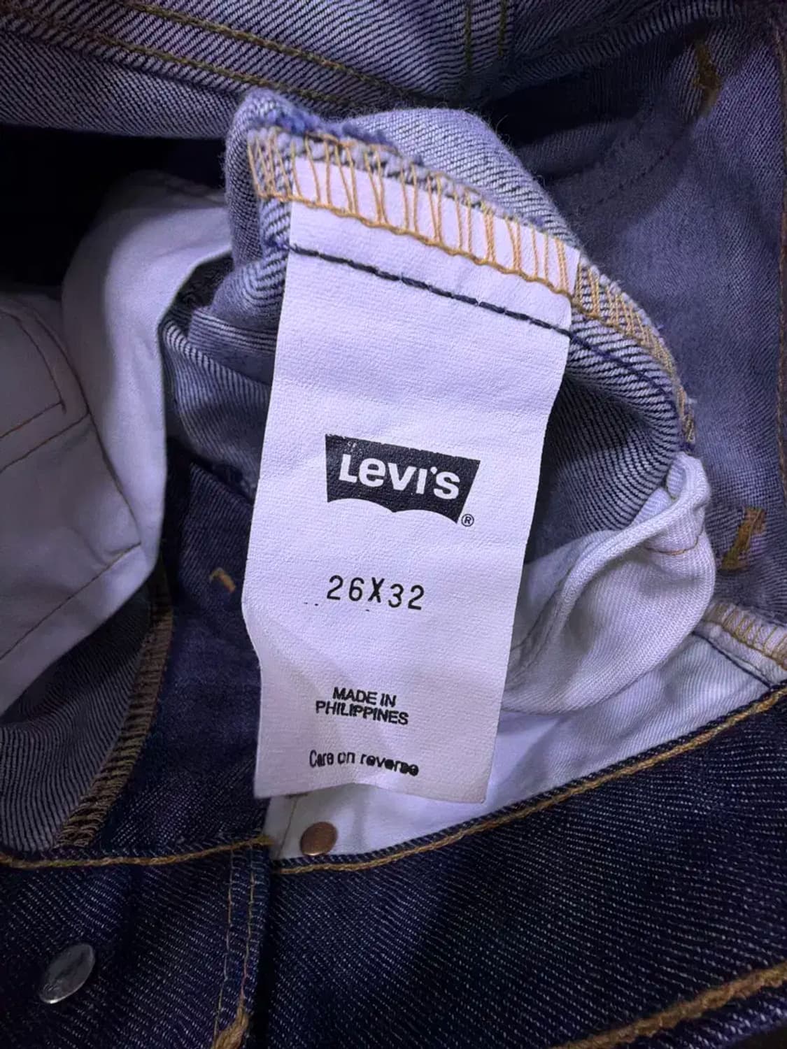 리바이스 558 슬림 부츠컷 플레어핏 인디고 데님팬츠 26 상품이미지7