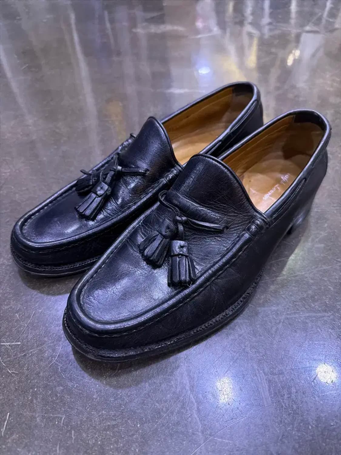 랄프로렌 폴로 클래식 테슬로퍼 슈즈 블랙 270 상품이미지1