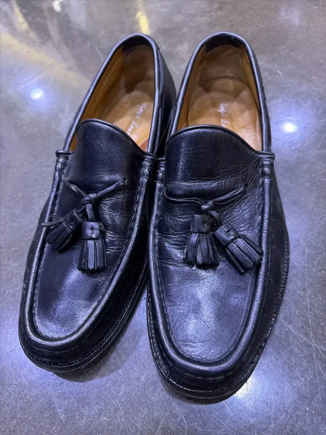 랄프로렌 폴로 클래식 테슬로퍼 슈즈 블랙 270 상품이미지2