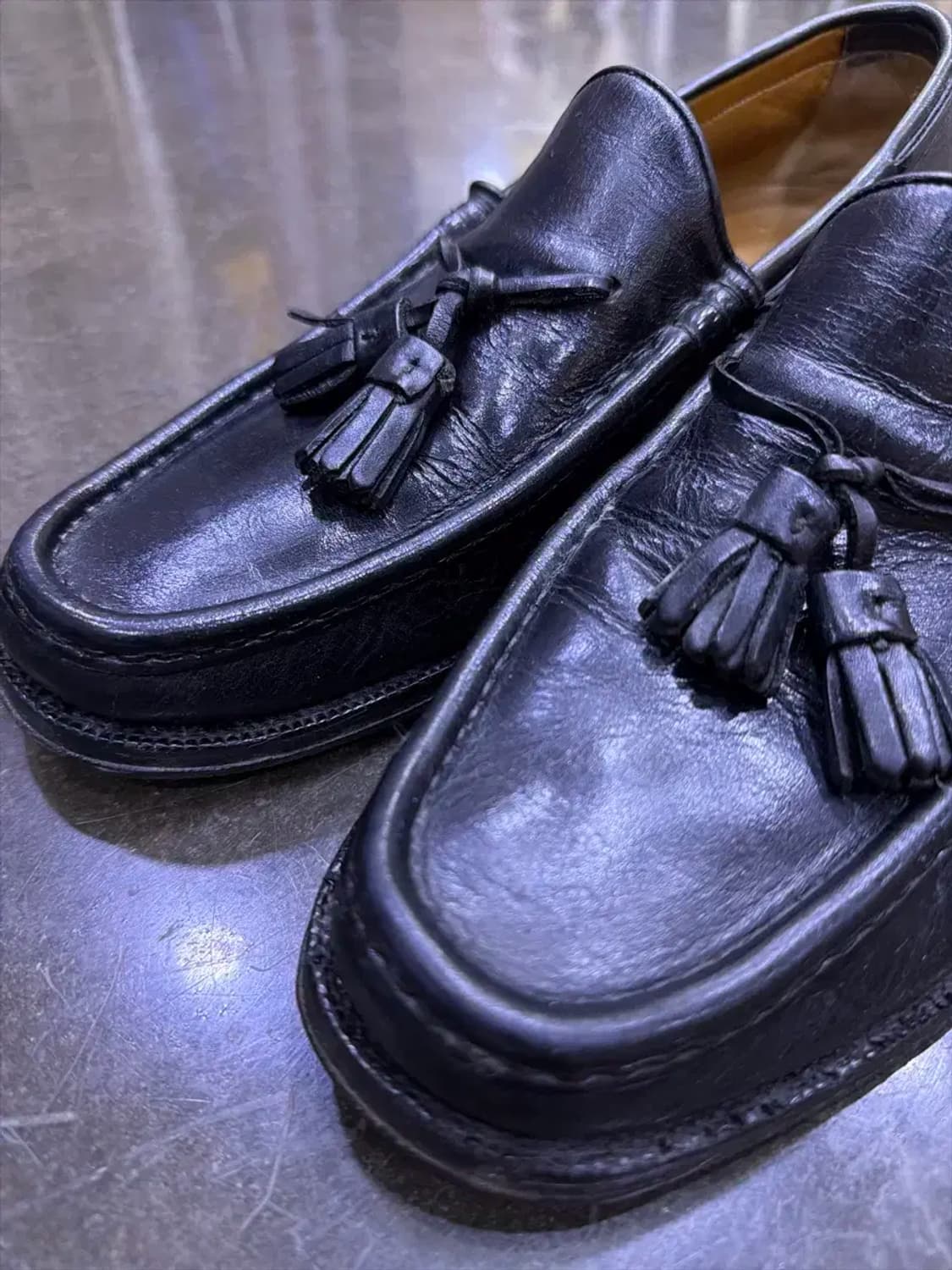 랄프로렌 폴로 클래식 테슬로퍼 슈즈 블랙 270 상품이미지3