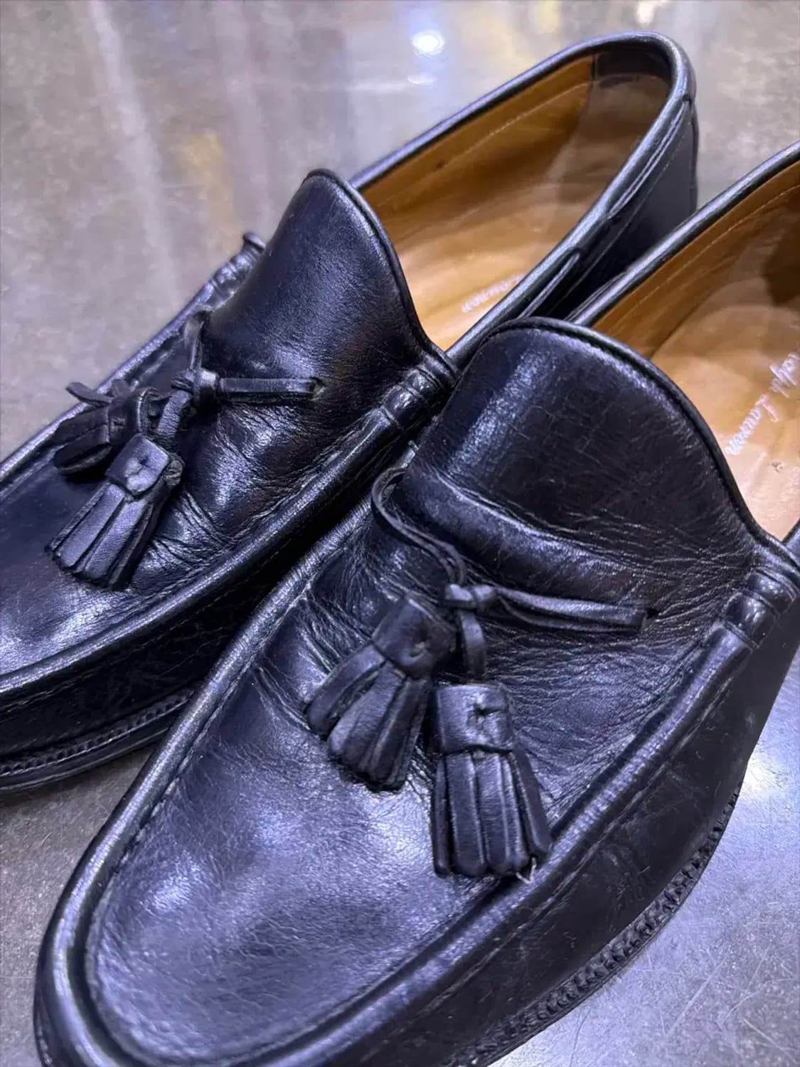 랄프로렌 폴로 클래식 테슬로퍼 슈즈 블랙 270 상품이미지4