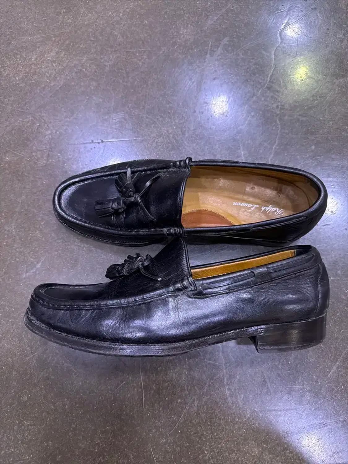 랄프로렌 폴로 클래식 테슬로퍼 슈즈 블랙 270 상품이미지6