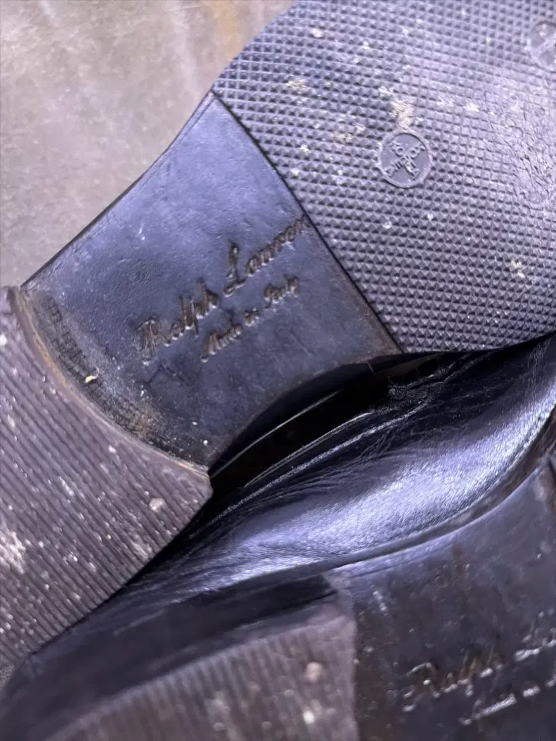 랄프로렌 폴로 클래식 테슬로퍼 슈즈 블랙 270 상품이미지9