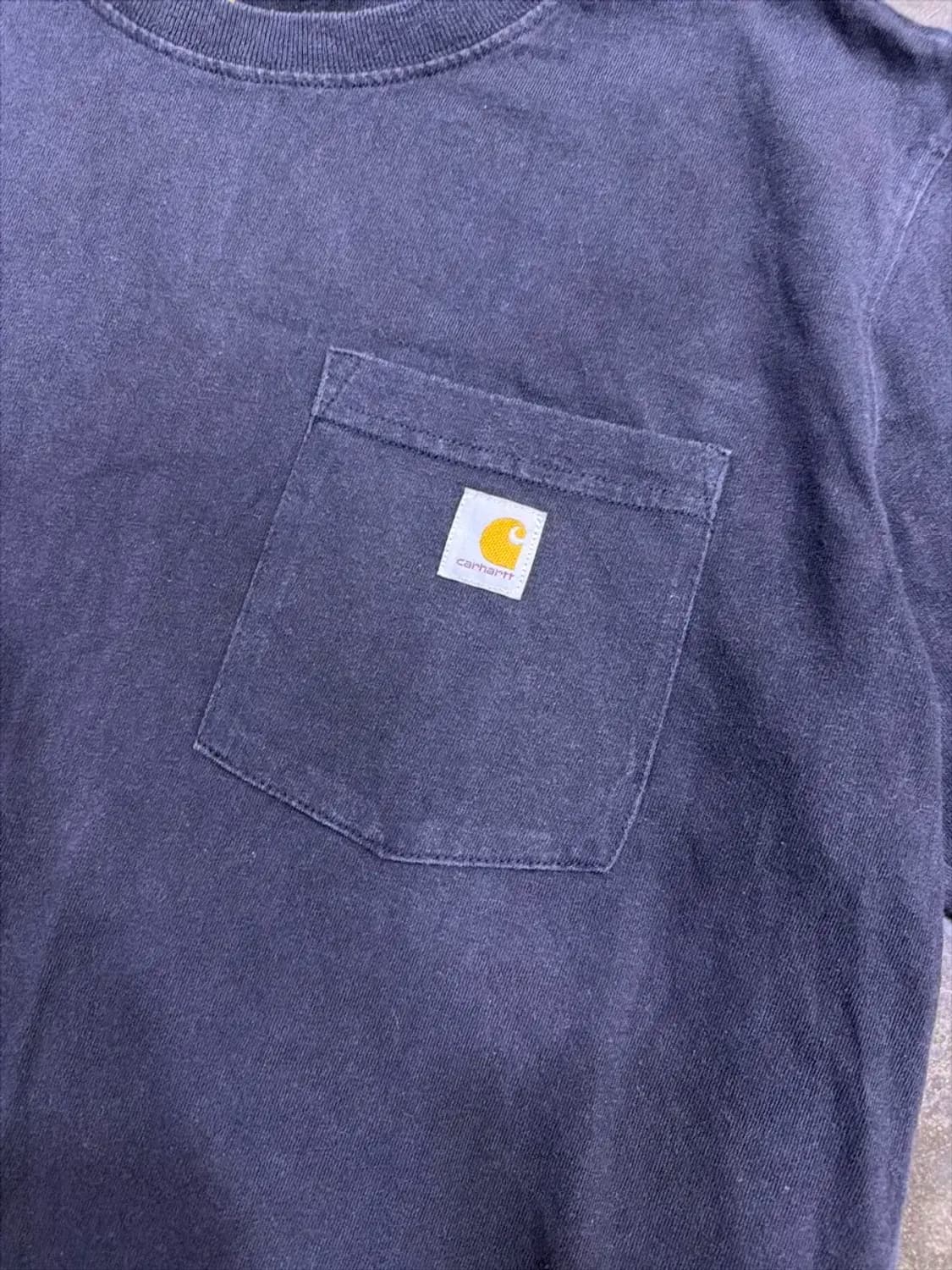 칼하트 빈티지 원포켓 오리지널핏 반팔티 L 상품이미지3