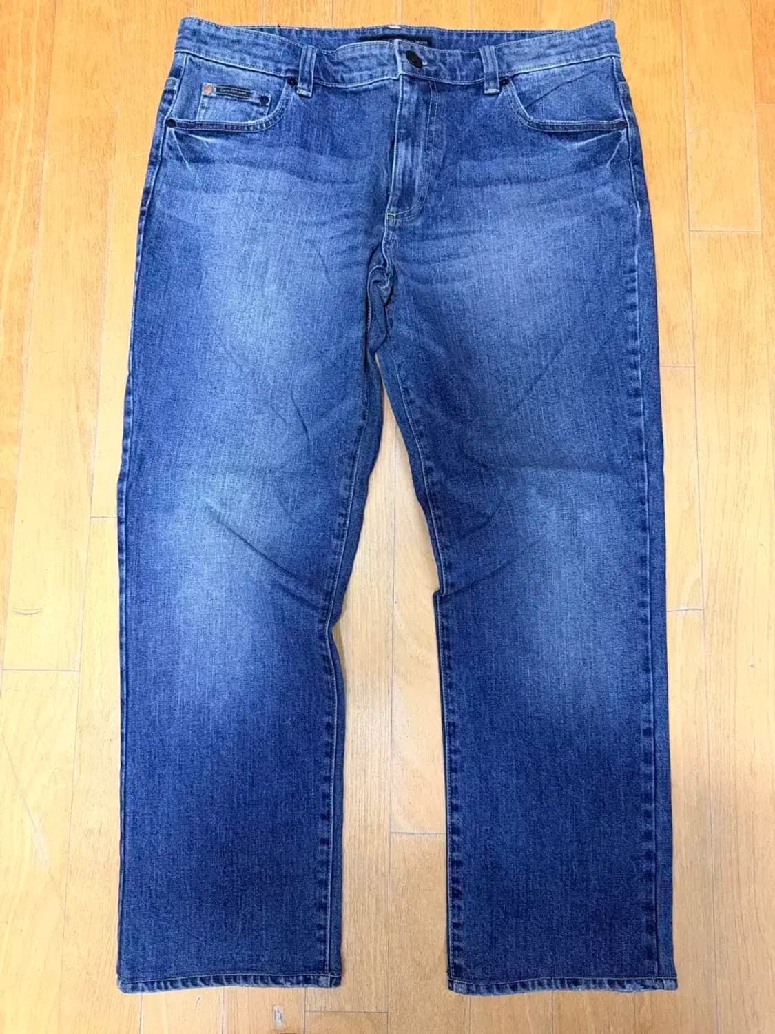 캘빈클라인 진스 컴포트 슬림핏 중청 워싱 데님팬츠 34 상품이미지1