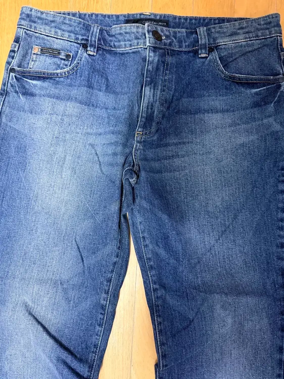 캘빈클라인 진스 컴포트 슬림핏 중청 워싱 데님팬츠 34 상품이미지2